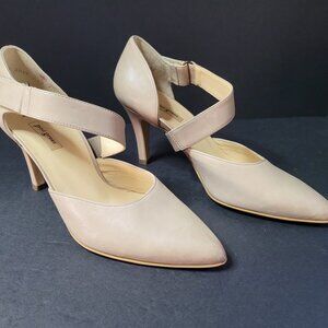 PAUL GREEN D Orsay Leather Heels 6.5 Made in Austria